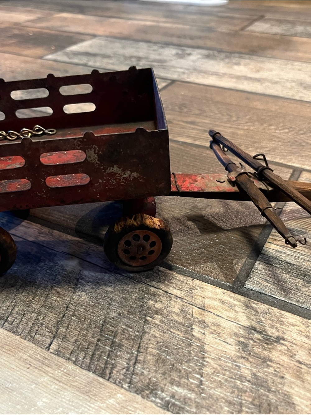 Antique Style Red Kids Toy Wagon